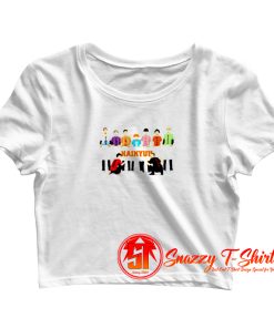 haikyu team Crop Top Shirt