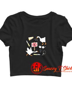 its a lovely day in the village Classic Crop Top Shirt