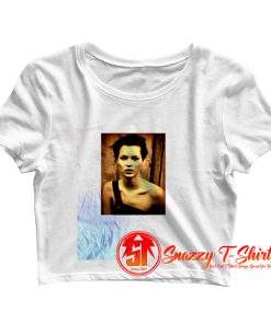 kate moss cat walk Crop Top Shirt