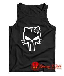 kitty punisher skull parody Tank Top