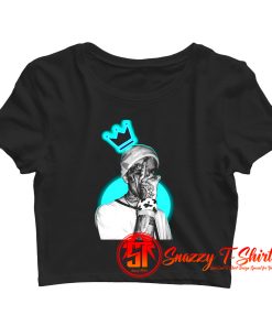 lil peep black Crop Top Shirt