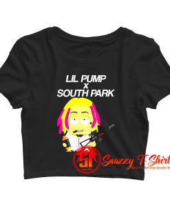 lil pump x south park Crop Top Shirt