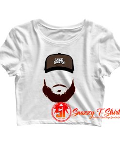 luke combs face Crop Top Shirt