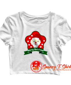 marry christmas Crop Top Shirt