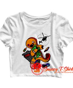 run run run Crop Top Shirt