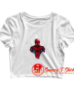 spiderman Crop Top Shirt