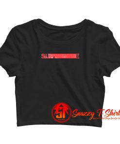 supreme Blurry Crop Top Shirt