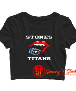 the rolling stones Titans Crop Top Shirt